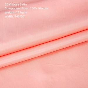 Tissu satiné 100% <span class=keywords><strong>viscose</strong></span> C6 pour robe, chemise, jupe, etc. - Product Image 5