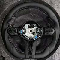 Volant en cuir M Sport Style pour BMW 1M M2 M3 M4 M5 M6 X5M X6M F30 F32 F10 F20 F35 F22 F18 F07 F01 F02 E90 E92 E46