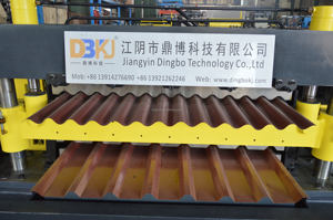 에너지 절약을 위한 모터 및 엔진을 갖춘 완전 자동 PLC 제어 이중층 지붕 타일 롤링 성형기 지붕 시트 - Product Image 6