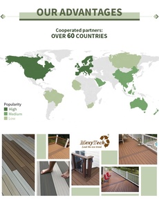 Nhị sắc chất lượng tốt nóng bán sàn ngoài trời nhựa không thấm nước composite WPC decking thiết kế mới - Product Image 3