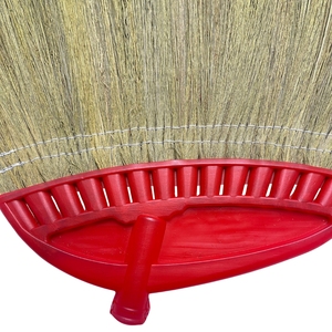 Tiger Broom <b>Head</b> Refill Natural Grass from Rayung Bristles Plastic Base Durable Eco Friendly Floor Cleaning Tool Basic <b>Style</b> - Product Image 3