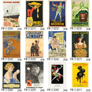 Affiche murale sur mesure en métal élégante de <span class=keywords><strong>Paris</strong></span> Art mural de bureau de club différentes personnes de la France Affiche murale en métal vintage en gros - Product Image 4