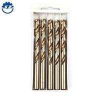 Forets hélicoïdaux entièrement en Cobalt M35 HSS, 10 pièces, DIN 338, entièrement mouillés, 5%