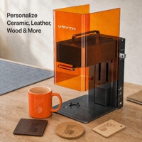 Machine de marquage laser portable mini à double source lumineuse en métal, idéale pour les studios à domicile et les petites entreprises personnalisées