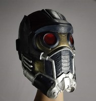 Máscara de Superhéroe Black Series Casco Electrónico de Star-Lord para Cosplay Disfraz de Halloween Equipo de Guardianes de la Galaxia