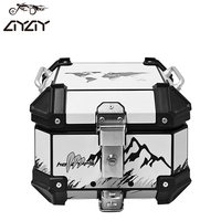 Top Case 18L + Side Case 16L - Modèle Universel pour Motos et Véhicules Électriques - Matériau Aluminium - Étanche et Résistant à l'Eau