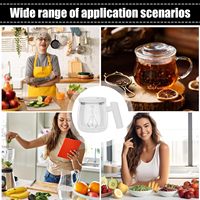 Nouvelle tasse à mélanger automatique USB en verre personnalisée pour café, eau, protéines, milkshake, réutilisable, compatible lave-vaisselle, design avec logo personnalisé