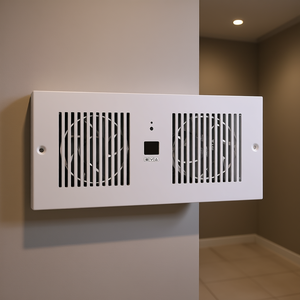 Ventilateur de ventilation mural 2 en 1 de 4 pouces, 300 CFM, avec télécommande, blanc, 110 V, modèle D0100X32U3X - Product Image 2