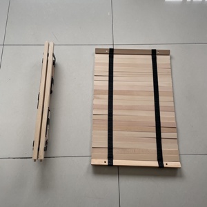 1196, <span class=keywords><strong>tavolo</strong></span> da Picnic da campeggio portatile in <span class=keywords><strong>legno</strong></span> di faggio <span class=keywords><strong>grezzo</strong></span> arrotolare all'aperto tavoli da pranzo da campeggio con borsa per il trasporto senza vernice - Product Image 6
