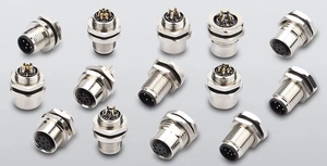 Nhà cung cấp không thấm nước điện cắm ổ cắm M12 2 3 4 5 6 8Pin Nam Nữ Bảng điều chỉnh gắn kết nối - Product Image 6