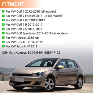 Clignotants dynamiques à LED de qualité supérieure pour VW <span class=keywords><strong>Golf</strong></span> <span class=keywords><strong>7</strong></span> <span class=keywords><strong>7</strong></span>.5 GTI Jetta MK7, clignotants séquentiels pour rétroviseurs, en stock aux États-Unis - Product Image 5