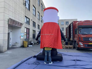 Décoration de vacances en plein air géante gonflable de <span class=keywords><strong>Superman</strong></span> de dessin animé - Product Image 3