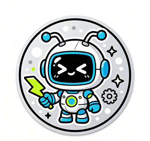 Pin Metálico Circular con Diseño de Robot Mascota, Fundición a Presión de Aleación de Zinc, Recuerdo, Regalo - Product Image 3