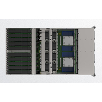 4U-10GPU Server 2x Socket Storage Bays 4U Rack Heat-Swap Electronics 750w Power Xeon HDD SSD 16/32/64GB Computer Cases Towers