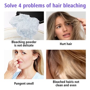 Polvo Decolorante Profesional para el Cabello al por Mayor, Marca Privada Personalizada, Polvo Decolorante con Aceite de Argán Morado CHAOBA - Product Image 2