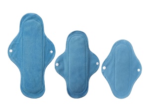 Toalla Menstrual de Tela Reutilizable Personalizada, Protector de Toalla Sanitaria Transpirable de Forro Polar con Broches para el Cuidado Menstrual - Product Image 1