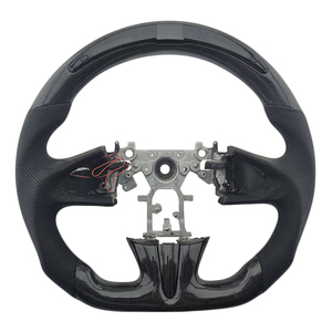 Practical Hot Sale Honeycomb Carbon Leather LED Steering <b>Wheel</b> for Infiniti Q50 Car Steering <b>Wheel</b> - Product Image 1