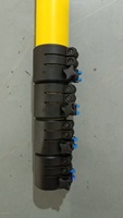 Perche de récolte en fibre de carbone / Perche télescopique en fibre de carbone pour la récolte des noix de coco et des noix de betel avec double verrouillage