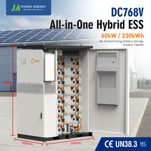 Sistema de Almacenamiento Solar Todo en Uno JApower de 60kW 230kWh Refrigerado por Aire con Inversor Híbrido Solis para Uso Propio, Respaldo y Ahorro de Energía - Product Image 1