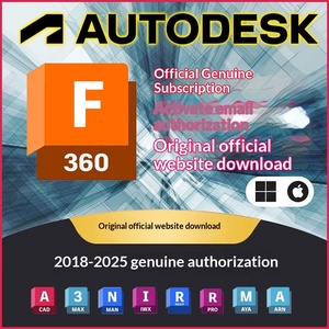 Software Original Fusion Autodesk 2025 para CAD 3Dmax - Activación por Correo Electrónico para OS Hecho en China - Product Image 1