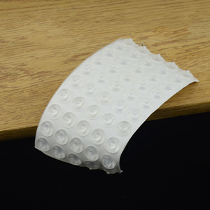 Coussinets anti-collision en silicone transparents, adhésifs, pour meubles, porte de placard, réduction du bruit, amortissement, auto-adhésifs - Product Image 2
