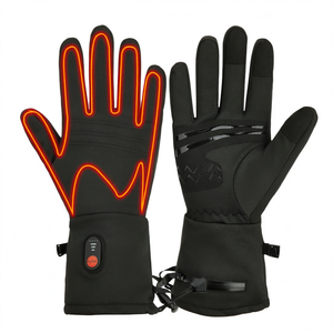 2027 Winter Waterproof Electric Heated Unisex Gloves Battery Powered Hand Warmer Skiing Zipper Closure Outdoor Cold Weather Gear - Product Image 1