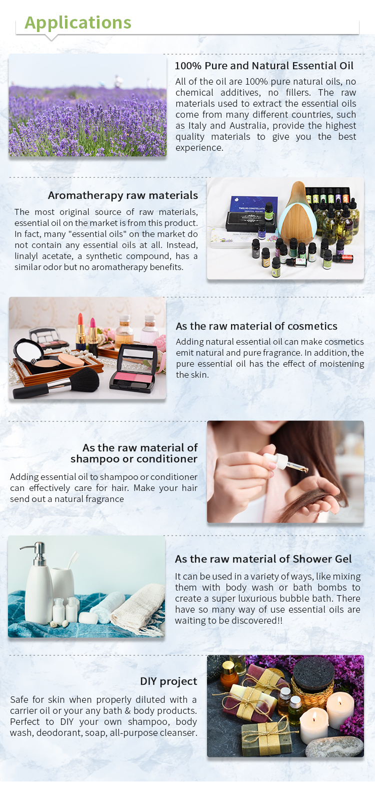 Manufacture Wholesale Price High Quality Lavender Oil /Lavender Essential Oil Pure Nature