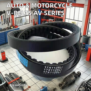 Auto En Motorfiets Getande V-Riem Pk En Ventilator Geribbelde Rubberen Riem Av10 Av13 Av13 Av17 A22 A13 B17 C22 Voor Auto Truck - Product Image 2