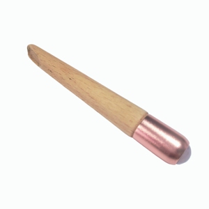 Bâton de massage pour les yeux en quartz rose avec manche en bois, outil de grattage d'acupression pour le visage et les yeux, SPA - Product Image 2