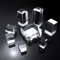 Prisme de photographie, boule ronde et triangulaire, Cube de verre vierge, prisme cristal optique, photographie, vente en gros, cadeaux d'affaires, K9