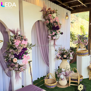 ขาตั้งฉากหลังงานแต่งงานสีขาว ดีไซน์ใหม่จาก LEDA สำหรับตกแต่งฉากหลังเวทีงานแต่งงาน - Product Image 4