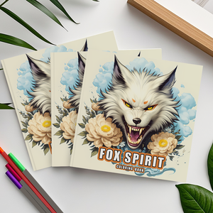 Libro <span class=keywords><strong>da</strong></span> <span class=keywords><strong>colorare</strong></span> mitico <span class=keywords><strong>volpe</strong></span> spirito lupo disegni di fiori libro <span class=keywords><strong>da</strong></span> <span class=keywords><strong>colorare</strong></span> artistico incantevole libro <span class=keywords><strong>da</strong></span> <span class=keywords><strong>colorare</strong></span> per gli appassionati - Product Image 6