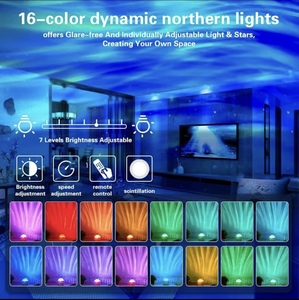 Großhandel Nordlicht Ozeanwellen <span class=keywords><strong>3D</strong></span> Holographischer Wasserwellen-Projektor mit Fernbedienung USB/Typ-C Betrieben für Wohnzimmer - Product Image 4