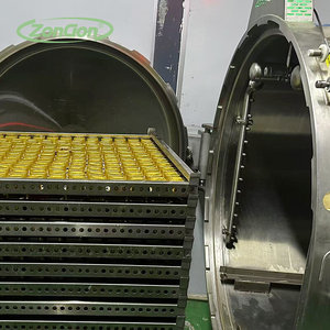 Bouteilles d'aliments humides pour chatons, sauces premium au nid d'oiseau et aux concombres de mer, aliments pour bébés, conformes ASME pour stérilisateur automatique à jet d'eau sous autoclave - Product Image 2