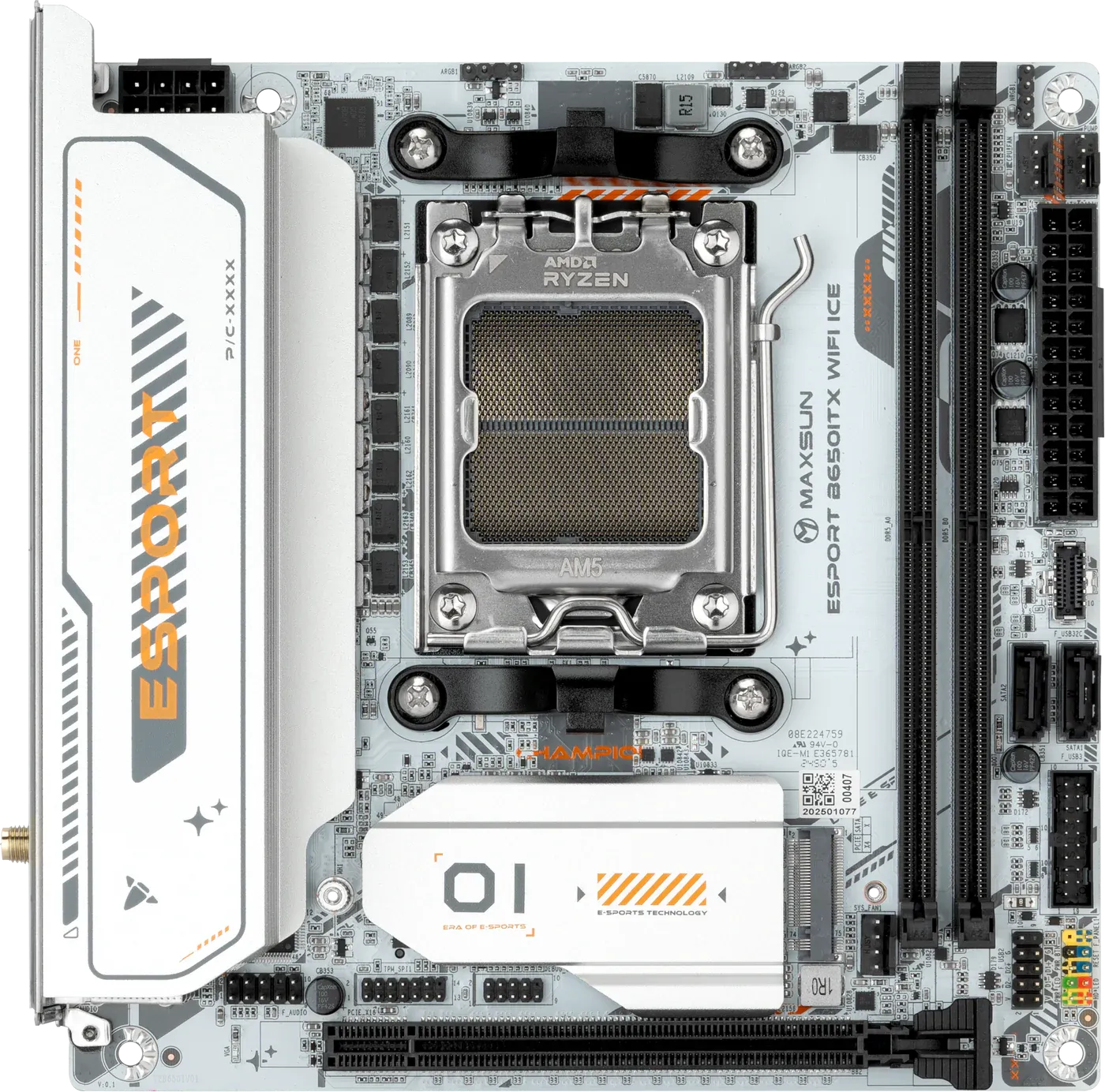 MAXSUN B650 Micro ATX Motherboard for AM5 Ryzen 7000, DDR5 Memory