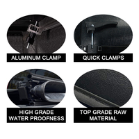 Bâche de benne souple en vinyle pliable pour Ford Ranger 5' 2019-2023 avec fonction de verrouillage, garantie de 2 ans