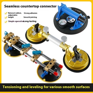 Vente en gros de carreau en caoutchouc professionnel robuste en alliage d'aluminium ventouse manuelle en verre - Product Image 5