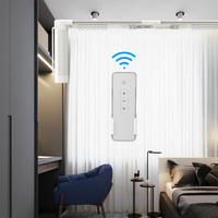 Motor Inteligente para Cortinas, Control por Wifi Tuya, Control por Radiofrecuencia, Cortinas Eléctricas para Escenarios, Compatible con Alexa y Google Home