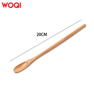 WOQI Mini mezcla <span class=keywords><strong>de</strong></span> madera barra agitadora cuchara palos mango largo pequeñas cucharaditas <span class=keywords><strong>de</strong></span> café <span class=keywords><strong>de</strong></span> miel para fiestas al por mayor - Product Image 5