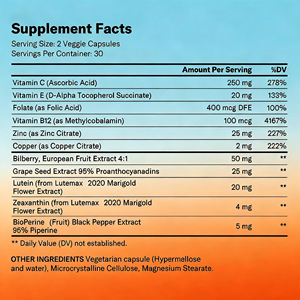 Viên nang zeaxantine beta-carotene <span class=keywords><strong>lutein</strong></span> và <span class=keywords><strong>zeaxanthin</strong></span> bổ sung sức khỏe sức khỏe mắt <span class=keywords><strong>Lutein</strong></span> viên nang - Product Image 6