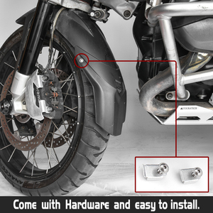 Extension de garde-boue de roue avant de moto pour <span class=keywords><strong>BMW</strong></span> R1200GS <span class=keywords><strong>R</strong></span> <span class=keywords><strong>1200</strong></span> <span class=keywords><strong>GS</strong></span> ADV Adventure 2013-2016 - Product Image 6