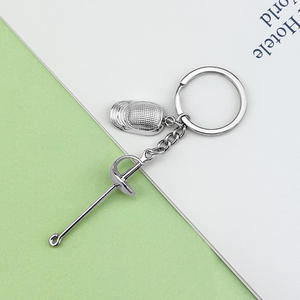 Porte-clés en métal artisanal, <span class=keywords><strong>sabre</strong></span> d'<span class=keywords><strong>anime</strong></span>, épée d'escrime, <span class=keywords><strong>sabre</strong></span>, souvenir, épée de samouraï, mini katana, porte-clés, porte-clés - Product Image 6