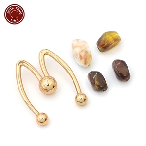 Conector de bikini, herrajes para trajes de baño, hebilla de forma irregular, decoración metálica personalizada para vestidos de mujer, cuentas, hebilla de anillo M U - Product Image 5