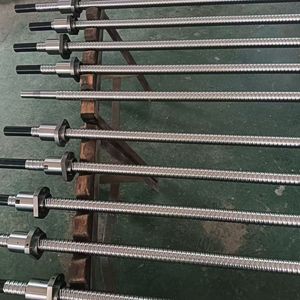 High-Precision Custom Length <b>Ball</b> Screw SFU1605 SFU2010 SFU8010 <b>Steel</b> <b>Ball</b> Screw for Cnc Machining Parts - Product Image 5