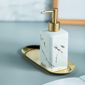 <span class=keywords><strong>Distributeur</strong></span> <span class=keywords><strong>de</strong></span> savon pour comptoir <span class=keywords><strong>de</strong></span> salle <span class=keywords><strong>de</strong></span> bain Céramique ABS 320ML Golden Stripes <span class=keywords><strong>Distributeur</strong></span> <span class=keywords><strong>de</strong></span> savon <span class=keywords><strong>liquide</strong></span> pour lotion à <span class=keywords><strong>lessive</strong></span> - Product Image 2