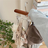 Vente en gros Ceinture en bois Cintre Soutien-gorge Cintres en bois pour vêtements