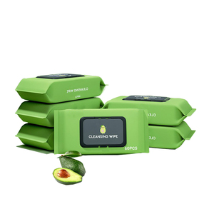 Démaquillant et Mascara pour le <span class=keywords><strong>visage</strong></span>, soins pour femmes, produit de beauté, prescription pour le corps, lingettes nettoyantes pour le <span class=keywords><strong>visage</strong></span> élégantes, avocat - Product Image 1