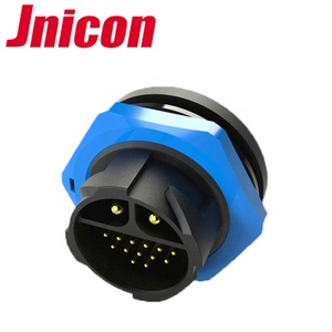 2 + 20 Pin Tự Khóa Loại M19 Không Thấm Nước Ô Tô Kết Nối Pcb Pin Gắn Kết Nối - Product Image 2