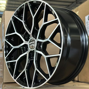 Rueda de aleación de coche de pasajeros estilo Popular 17*7,5 pulido negro 5 agujeros llantas de aluminio para coche OEM al por mayor ruedas de coche - Product Image 4