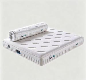 Colchón de Muelles Ensacados <span class=keywords><strong>Euro</strong></span> Top para Cama de Hotel 5 Estrellas, Colchón Híbrido de Látex de Alta Calidad con Espuma Viscoelástica de Gel, Pide Online - Product Image 3